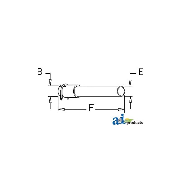 Extension Pipe 6" x6" x30"